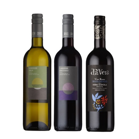 Coffret 3 vins de Sicile ! Nero d'avola et Catarratto