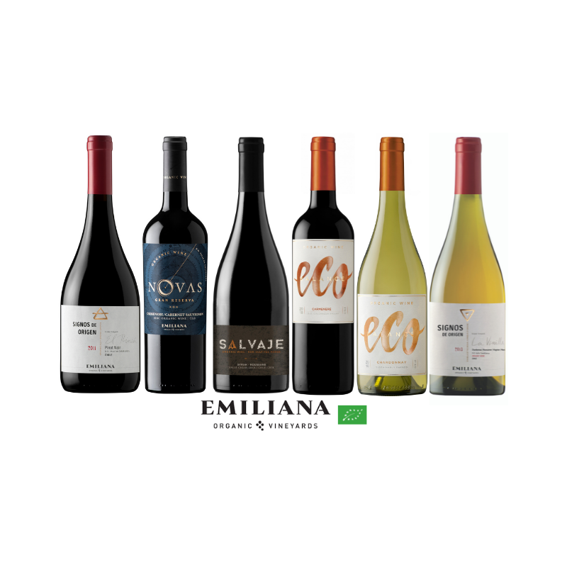 Coffret EMILIANA - Vins BIO du Chili