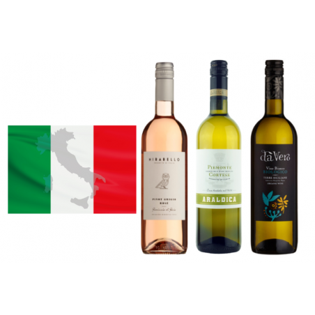 Vins blanc et rosé italiens - Coffret 3 bouteilles